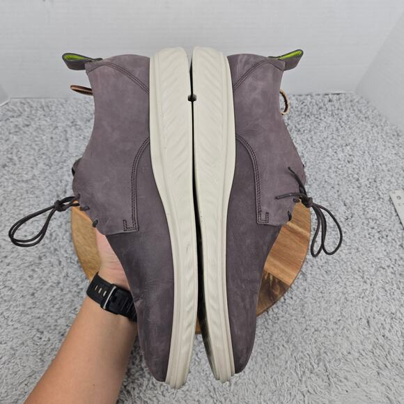 Ecco St. 1 Hybrid Lite Shale Nubuck Plain Toe Casual Oxford Dress Shoe Mens 48 - Picture 8 of 14